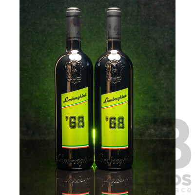 Lamborghini 68 Umbria Cabernet Sauvignon Merlot Sangiovese 750ml - Lot of Two Bottles - RRP $336