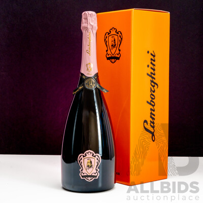 Magnum Lamborghini The Legend Rose Metodo Classico Vintage Organic Sparkling Pinot Noir 1.5L RRP $578