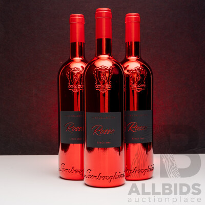Lamborghini Luxe Rosso Sangiovese, Cabernet Sauvignon, & Merlot 750ml - Lot of Three Bottles - RRP $651