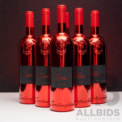 Lamborghini Luxe Rosso Sangiovese, Cabernet Sauvignon, & Merlot 750ml - Case of Six Bottles - RRP $1,302
