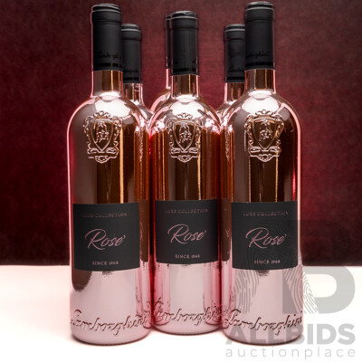 Lamborghini Luxe Rose Merlot 2022 750ml - Case of 6 Bottles - Total RRP $1194