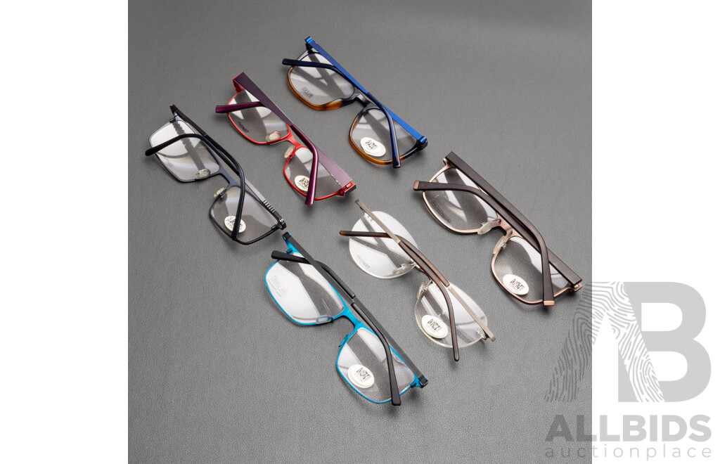 Titanium/Aluminium Glasses Bundle - Lot of 6