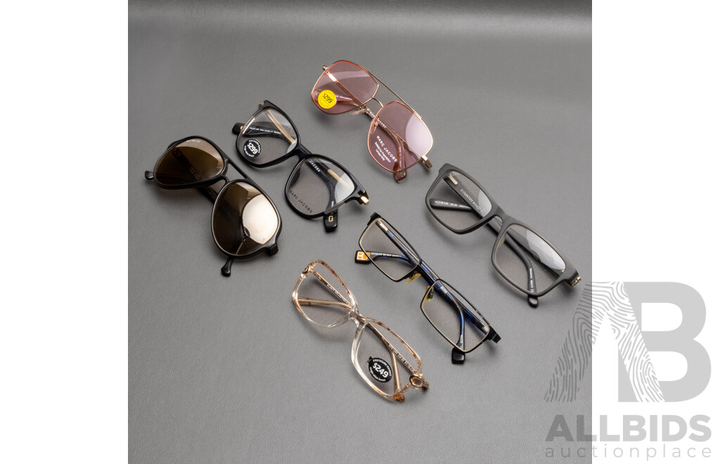 Assorted Glasses Bundle. Marc Jacobs, Hugo Boss, Country Road - Lot of 6
