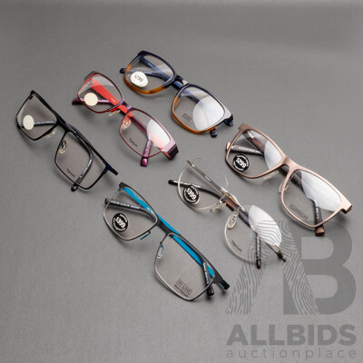 Titanium/Aluminium Glasses Bundle - Lot of 6