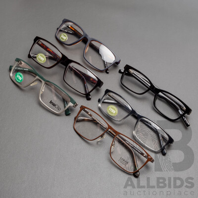 Rectangle Framed Glasses Bundle - Lot of 6