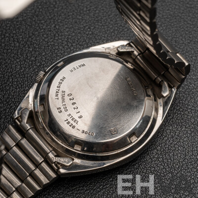 Seiko 5 Automatic Vintage Watch, S726-3040, 35mm, White Dial