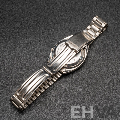 Seiko 5 Automatic Vintage Watch, S726-3040, 35mm, White Dial