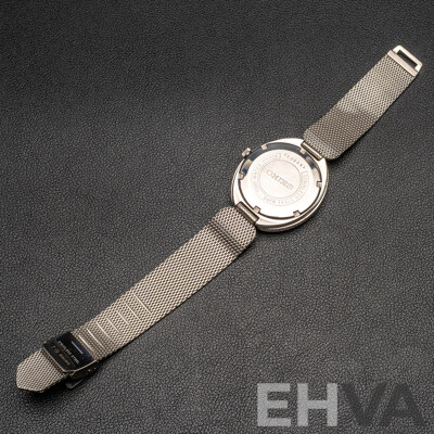 Seiko Business-A Diashock 27 Jewels Automatic Vintage Watch, 8346-7000, 35mm, Silver Slimline