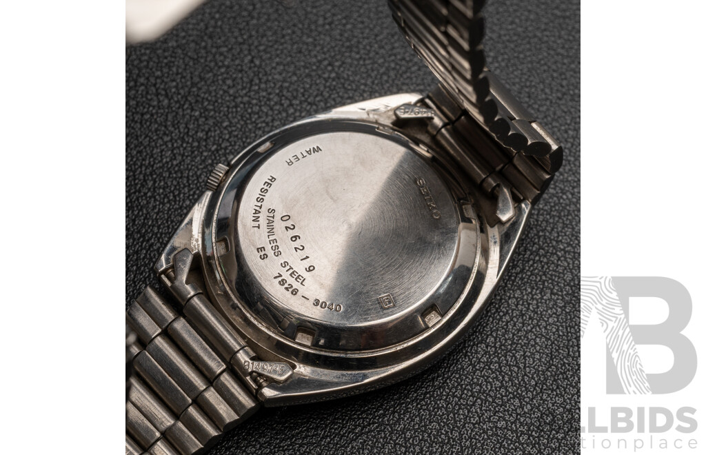 Seiko 5 Automatic Vintage Watch, S726-3040, 35mm, White Dial