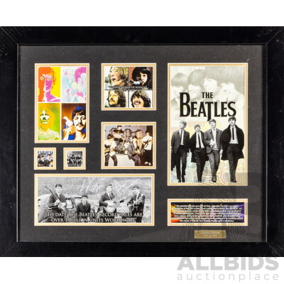 Framed Limited Edition The Beatles Memorabilia, 47 X 57 Cm (frame)