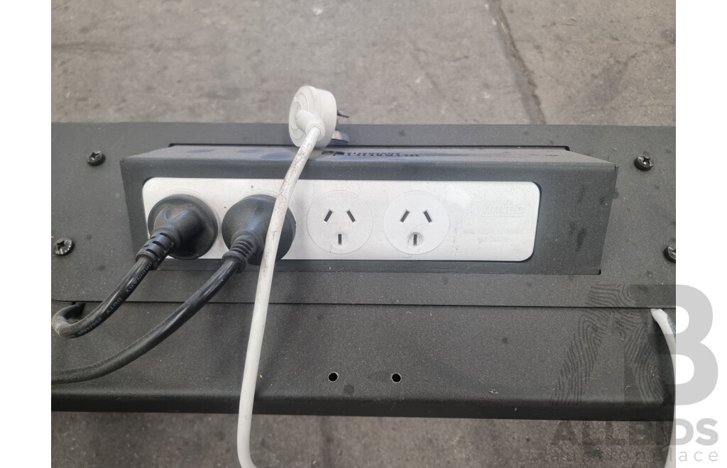 Sharp (PN-70SC3) 70-Inch Interactive Whiteboard Monitor Mounted on Ultralift Australia Wheeled Stand