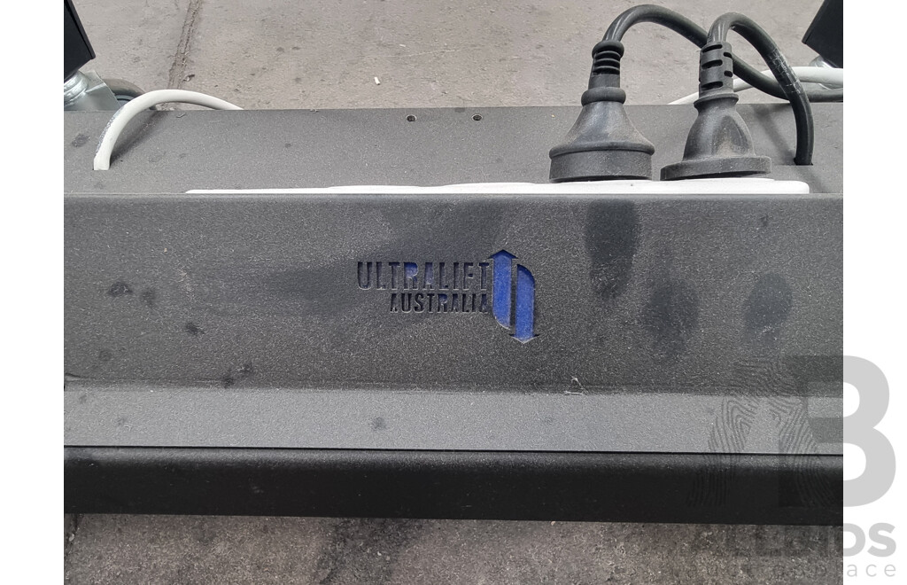 Sharp (PN-70SC3) 70-Inch Interactive Whiteboard Monitor Mounted on Ultralift Australia Wheeled Stand