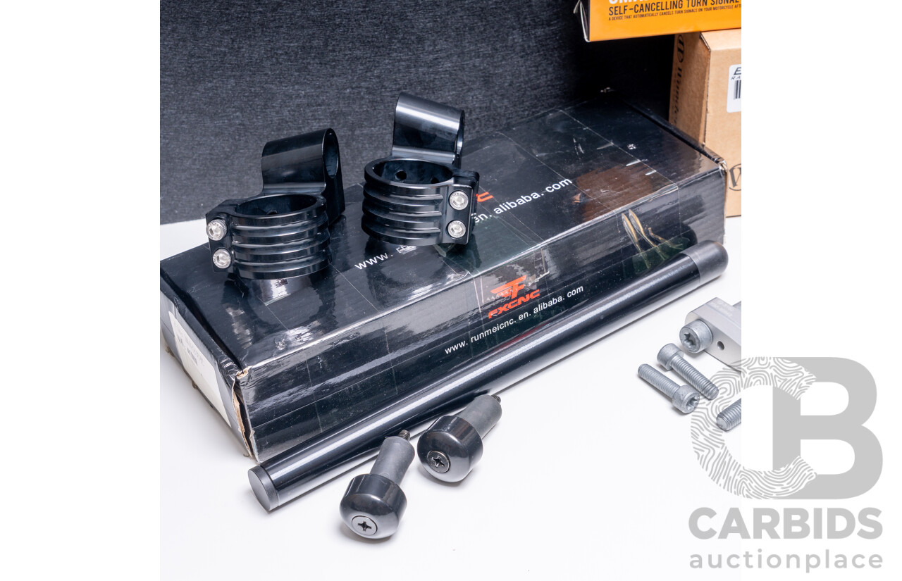 Wunderlich BMW R9T Bar Risers, STS Smart Turn System Module and Miscellanous Motorcycle Parts