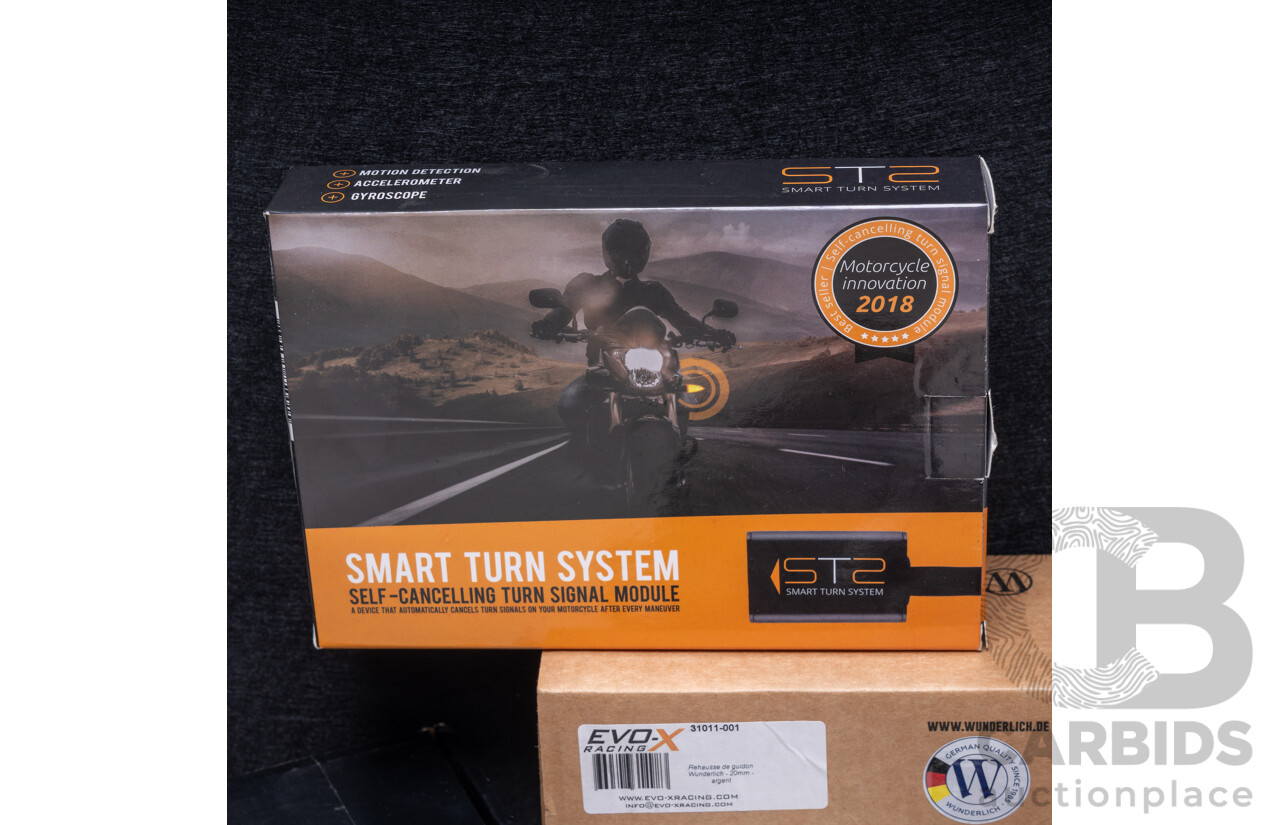 Wunderlich BMW R9T Bar Risers, STS Smart Turn System Module and Miscellanous Motorcycle Parts