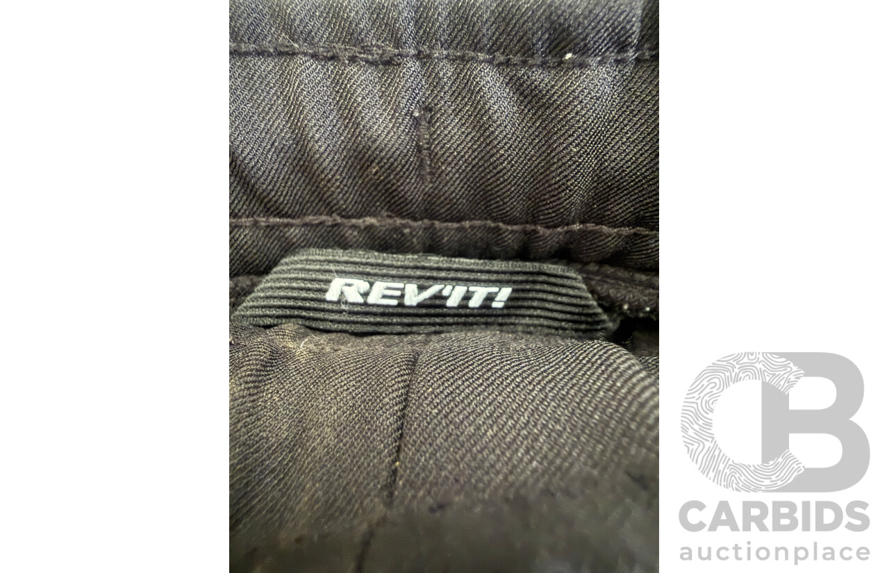 Revit Parabolica Black Textile Pants