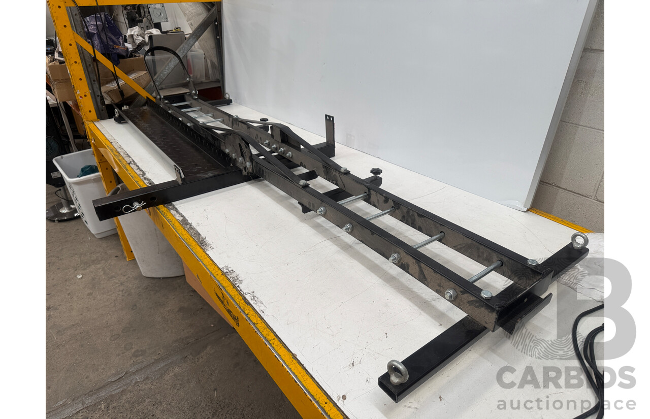 Giantz Motorcycle Motorbike Carrier Rack with Ramp Weight Cap 200Kg