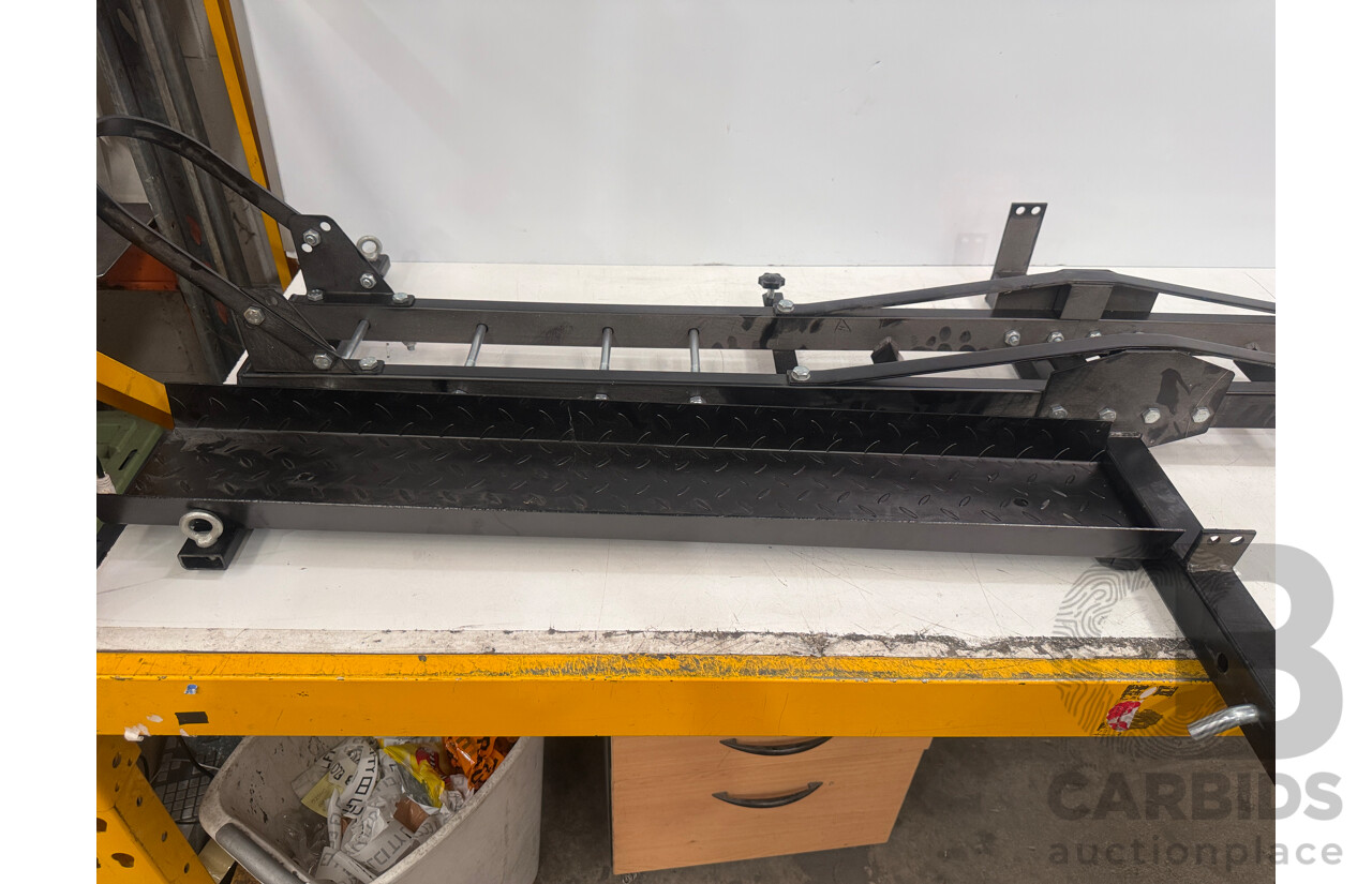 Giantz Motorcycle Motorbike Carrier Rack with Ramp Weight Cap 200Kg