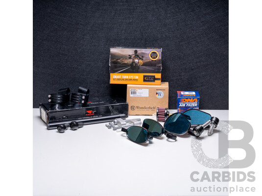Wunderlich BMW R9T Bar Risers, STS Smart Turn System Module and Miscellanous Motorcycle Parts