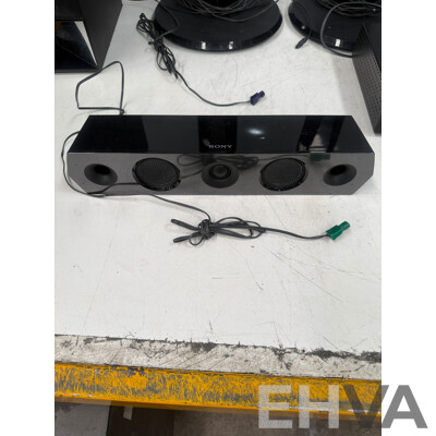 Sony Blu-Ray Disc/DVD Home Theatre System - BDV-N9200W - 4x Tower Surround Speakers + 1x Centre Speaker + 1x Ampilifier + 1x Sub Woofer + 1x Remote