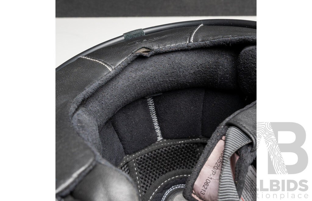 Bell Bullitt Reverb Helmet with Clear, Chrome and Black Visors and Carry Bag