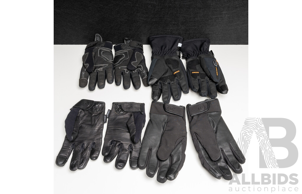 Assorted Motorcycle Gloves & Goggles