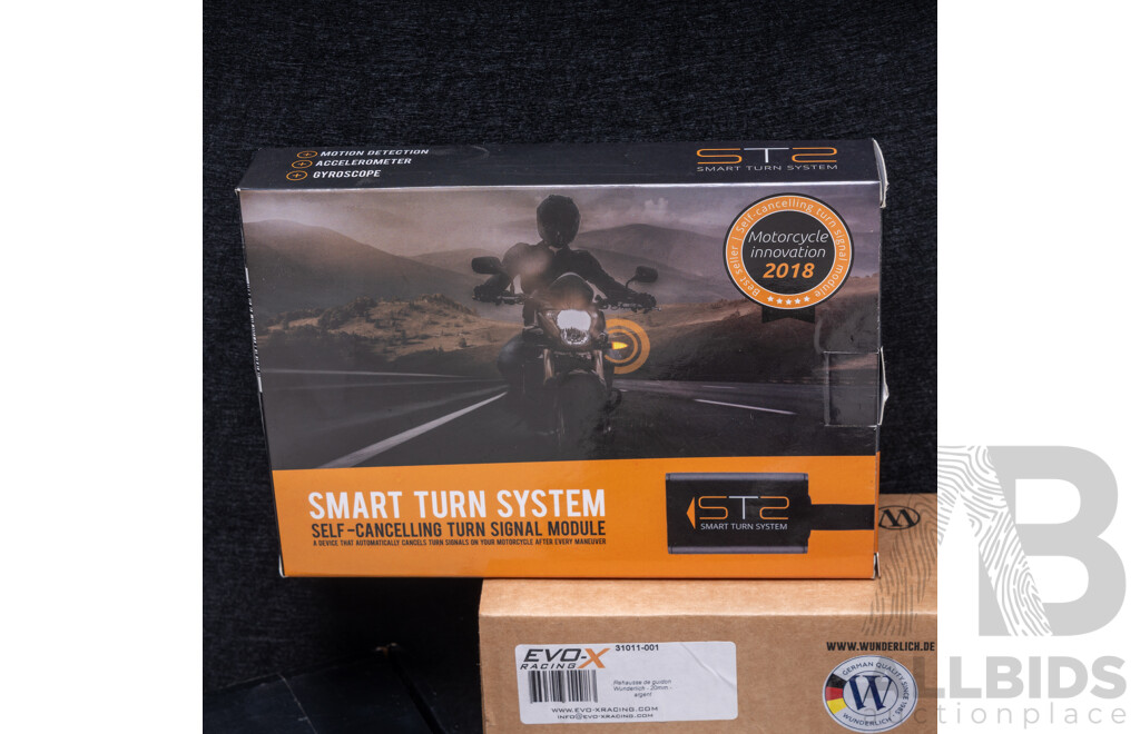 Wunderlich BMW R9T Bar Risers, STS Smart Turn System Module and Miscellanous Motorcycle Parts