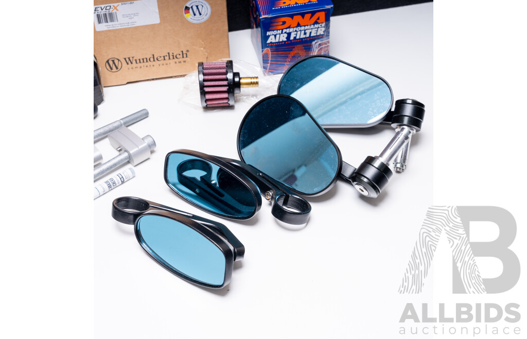 Wunderlich BMW R9T Bar Risers, STS Smart Turn System Module and Miscellanous Motorcycle Parts