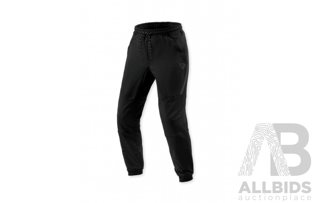 Mens Revit Parabolica Black Textile Pants
