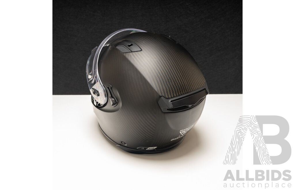 Forcite MK1S Carbon Fibre Smart Motorcycle Helmet with Inbuilt Camera GPS Infront Vision