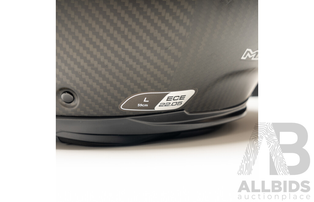 Forcite MK1S Carbon Fibre Smart Motorcycle Helmet with Inbuilt Camera GPS Infront Vision