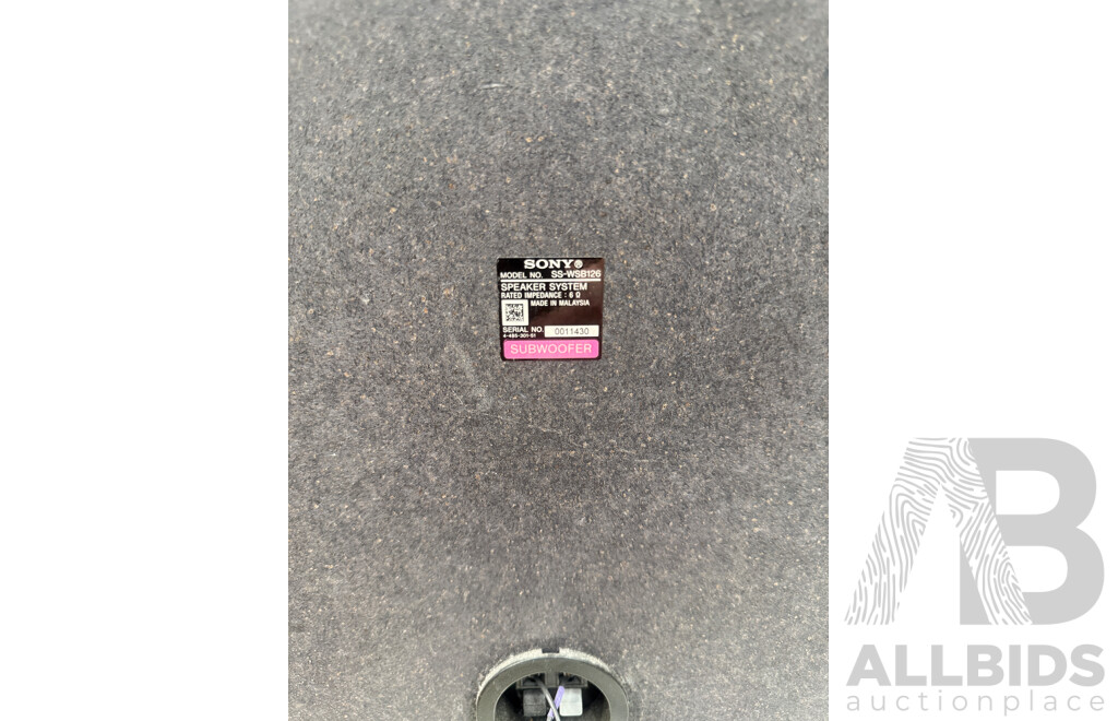 Sony Blu-Ray Disc/DVD Home Theatre System - BDV-N9200W - 4x Tower Surround Speakers + 1x Centre Speaker + 1x Ampilifier + 1x Sub Woofer + 1x Remote