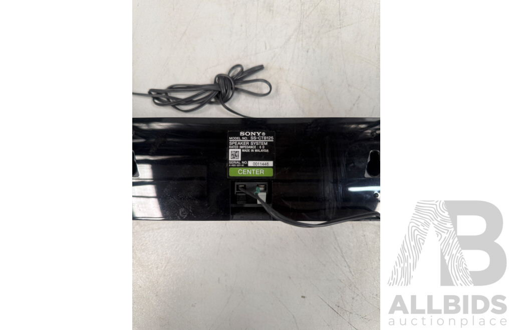 Sony Blu-Ray Disc/DVD Home Theatre System - BDV-N9200W - 4x Tower Surround Speakers + 1x Centre Speaker + 1x Ampilifier + 1x Sub Woofer + 1x Remote