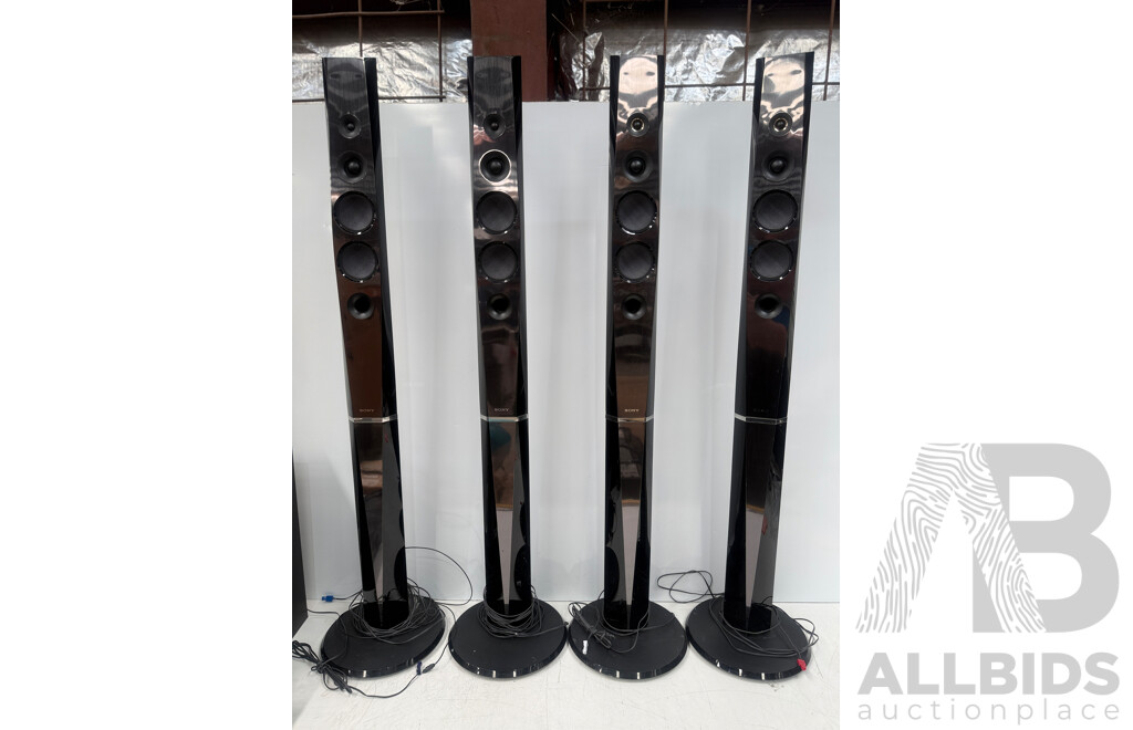 Sony Blu-Ray Disc/DVD Home Theatre System - BDV-N9200W - 4x Tower Surround Speakers + 1x Centre Speaker + 1x Ampilifier + 1x Sub Woofer + 1x Remote