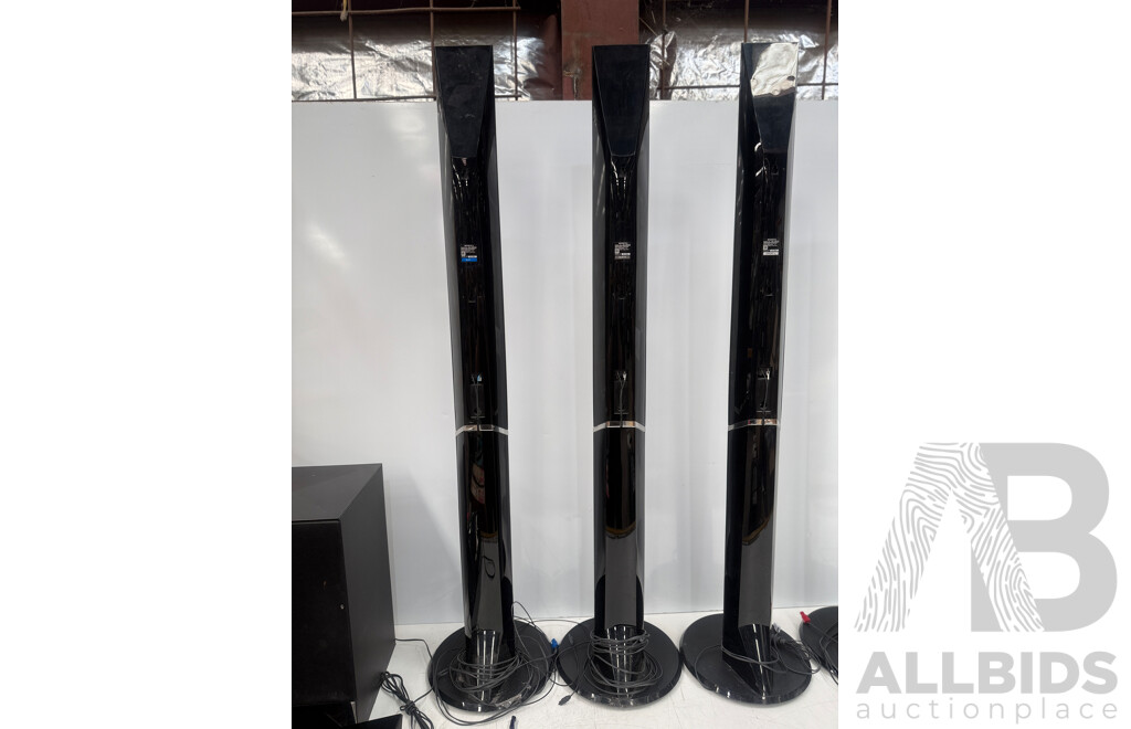 Sony Blu-Ray Disc/DVD Home Theatre System - BDV-N9200W - 4x Tower Surround Speakers + 1x Centre Speaker + 1x Ampilifier + 1x Sub Woofer + 1x Remote