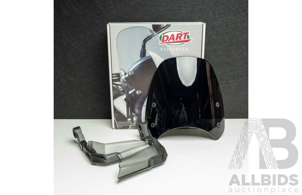 Barkbusters Aero GP Lever Protectors & Dart Piranha Flyscreen Midnight Tint