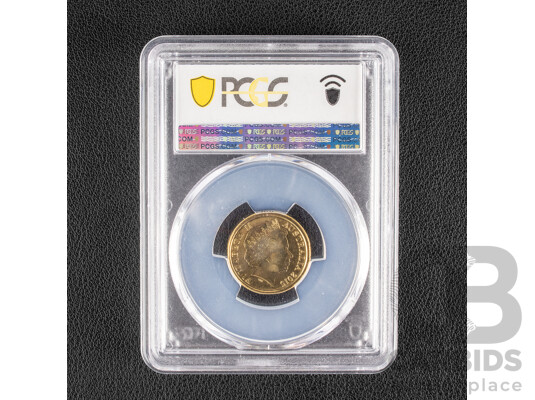Australian 2015 Two Dollar Coin, Remembrance Day in Flanders Fields, Graded PCGS MS66