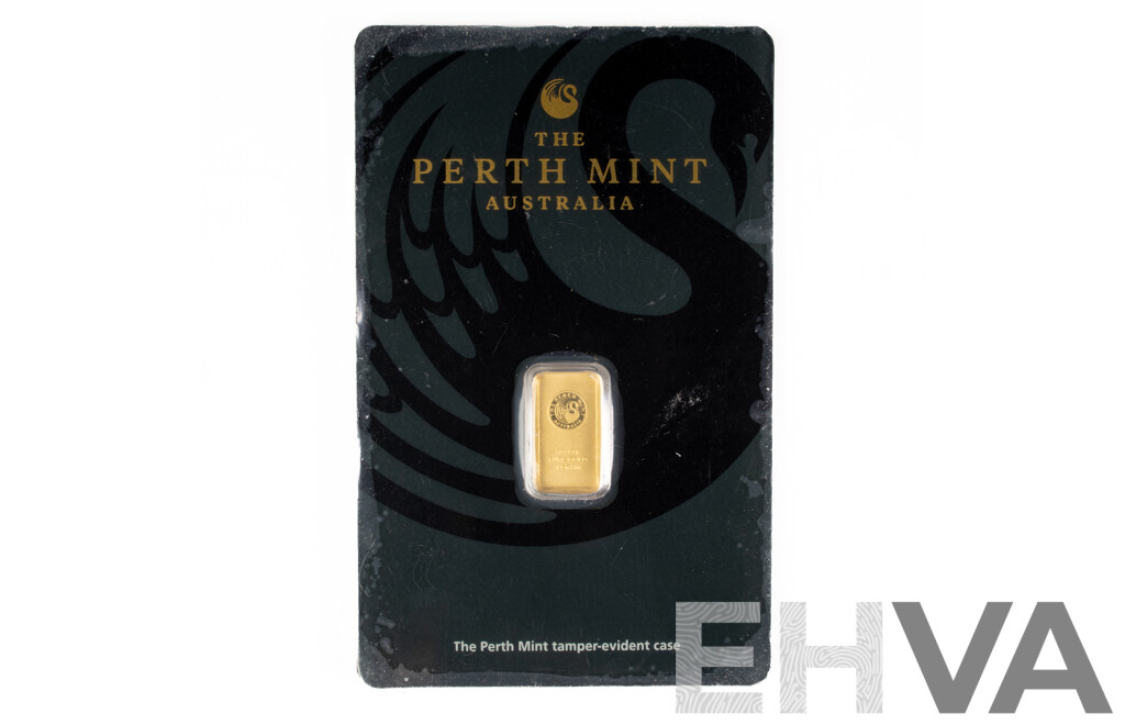 Australian Perth Mint Gold One Gram Bar .999