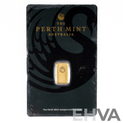 Australian Perth Mint Gold One Gram Bar .999