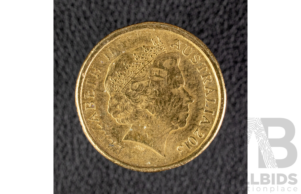 Australian 2013 Two Dollar Coin, 60th Anniversary QE2 Coronation