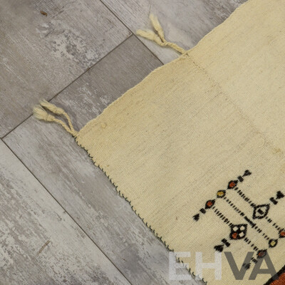 Absolutely Wonderful Antique Hand Woven & Stitched African Fulani (Khasa) Sheep's Wool & Cotton Blanket, 243 x 123 cm (approx)