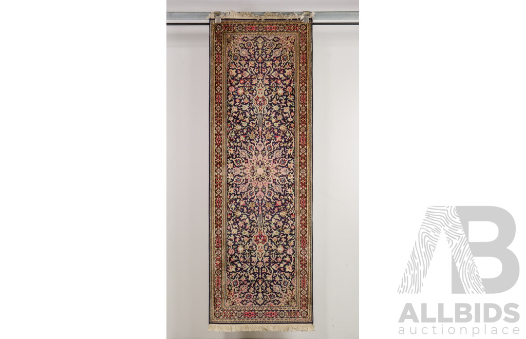 Hand Knotted Persian Silk Rug