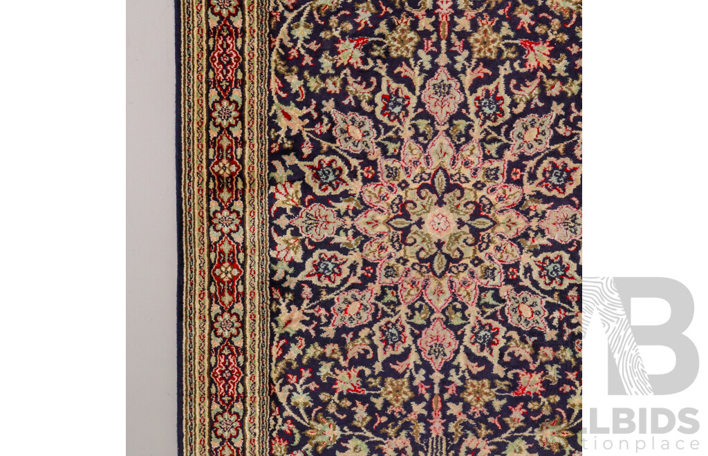 Hand Knotted Persian Silk Rug