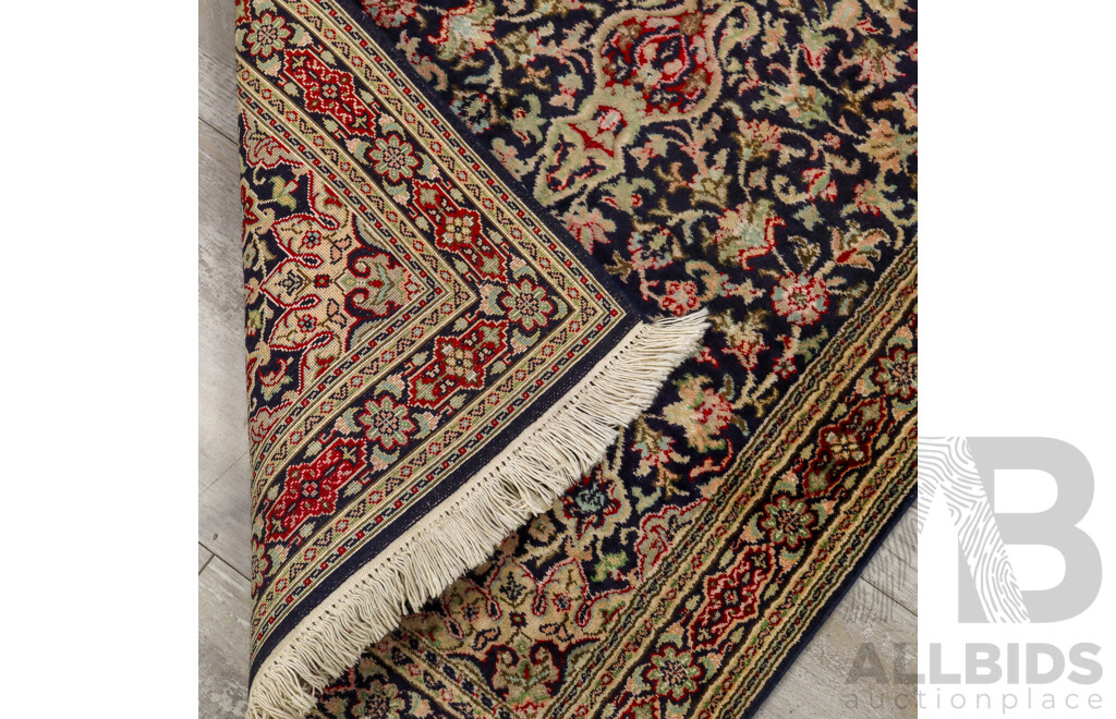 Hand Knotted Persian Silk Rug