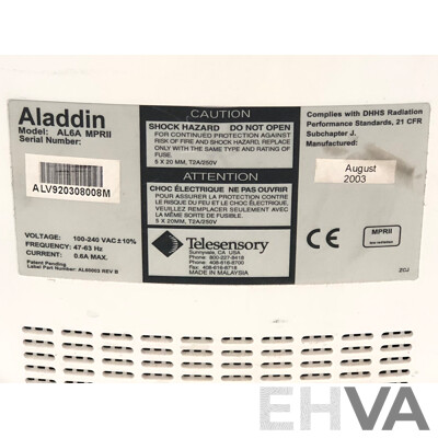 Telesensory (AL6A MPRII) Aladdin Electronic Video Magnifier