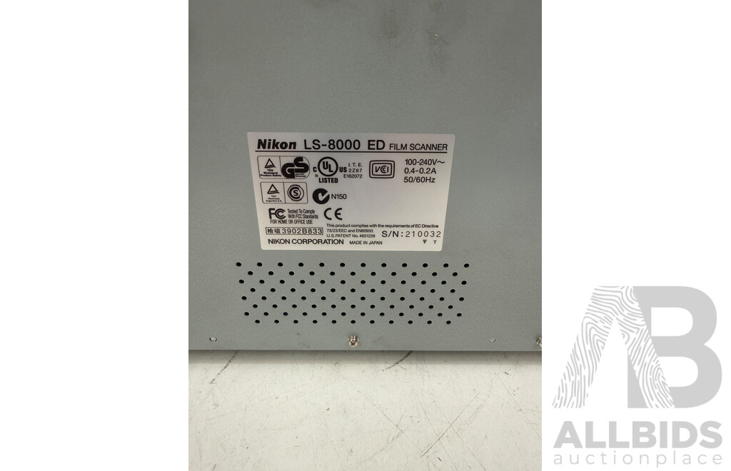 Nikon Film Scanner - Super Coolscan 8000 ED