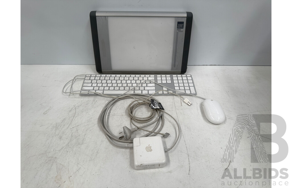 7x Poly TC8 Touch Panels + Just Mini 5000 Light Board + Assorted Power Cables + 1x Stand