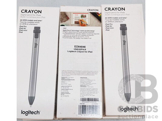 X9 Logitech Crayon F00006 Apple Ipad Pencil