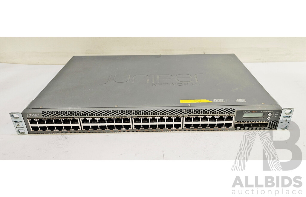 Juniper Networks (EX3300-48P) EX3300 48-Port PoE+ Gigabit Ethernet Switch