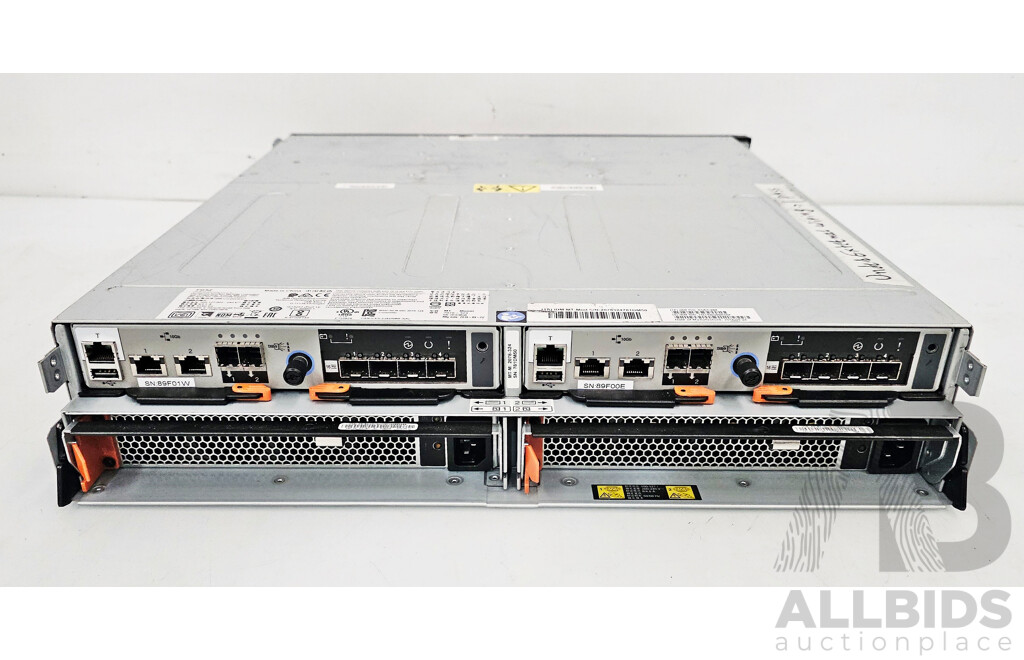 IBM (2078-324) Storewize V5000 24-Bay SAS Hard Drive Array W/ 34TB Storage