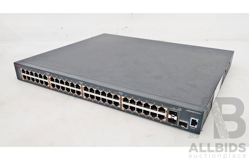 Avaya (ERS3549GTS-PWR+) 4500 Series 48-Port Gigabit PoE+ Switch